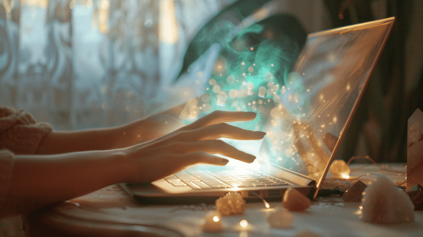 Online distance energy healing session