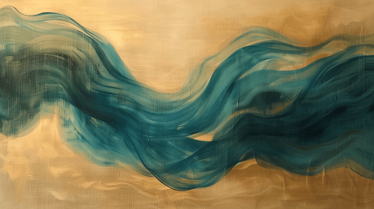 Abstract flowing energy representing pattern mapping